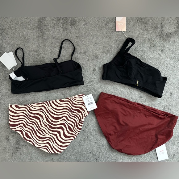 NWT Andie Swim Bikini Bundle 4-Piece Hipster Wynwood Newport Size Medium - Picture 6 of 6